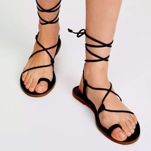 Madewell Black Boardwalk Sandals